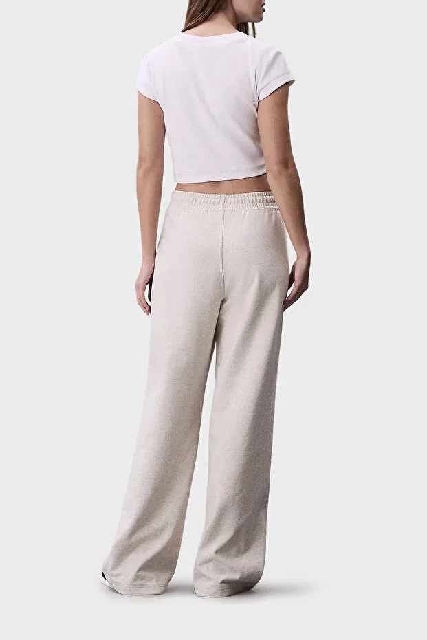 Женские брюки хлопковые Regular Fit Calvin Klein, Gray — фото 3