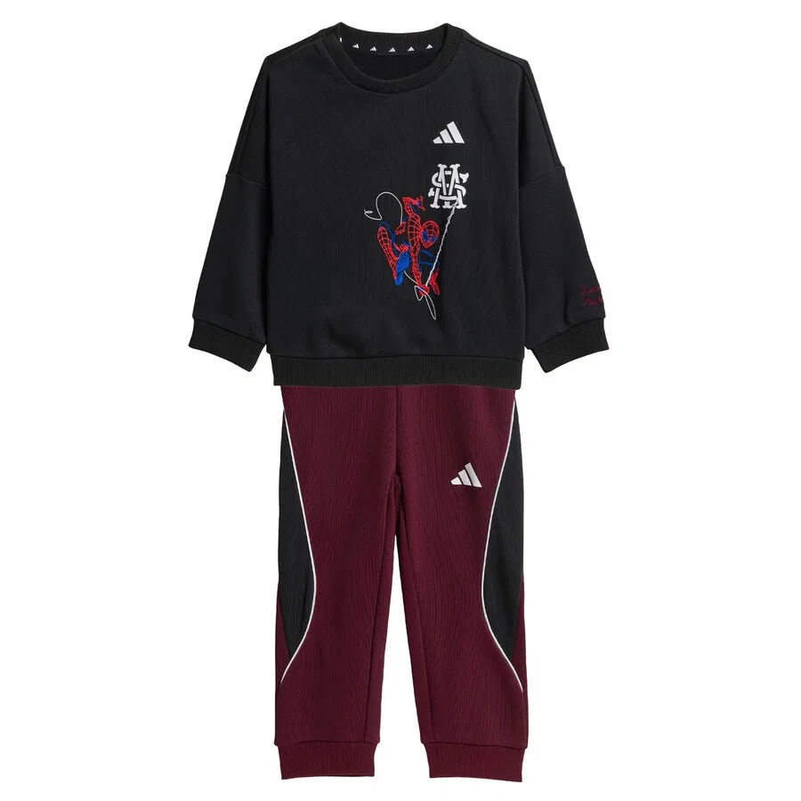 Спортивный костюм ADIDAS SPORTSWEAR 'Marvel Spider-Man' черного цвета