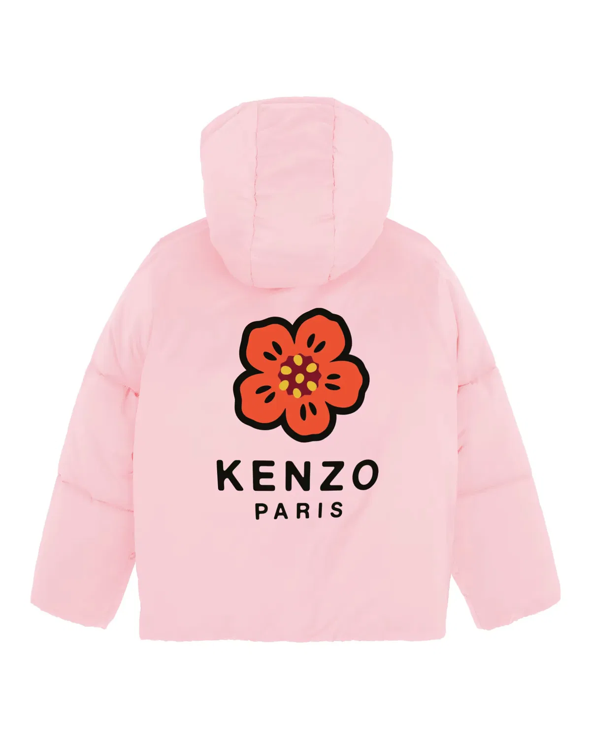 Детское пальто для мальчиков стеганое Kenzo Kids, Rosa — фото 3