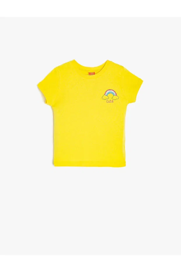 Детская футболка для мальчиков с коротким рукавом Koton Kids, Yellow