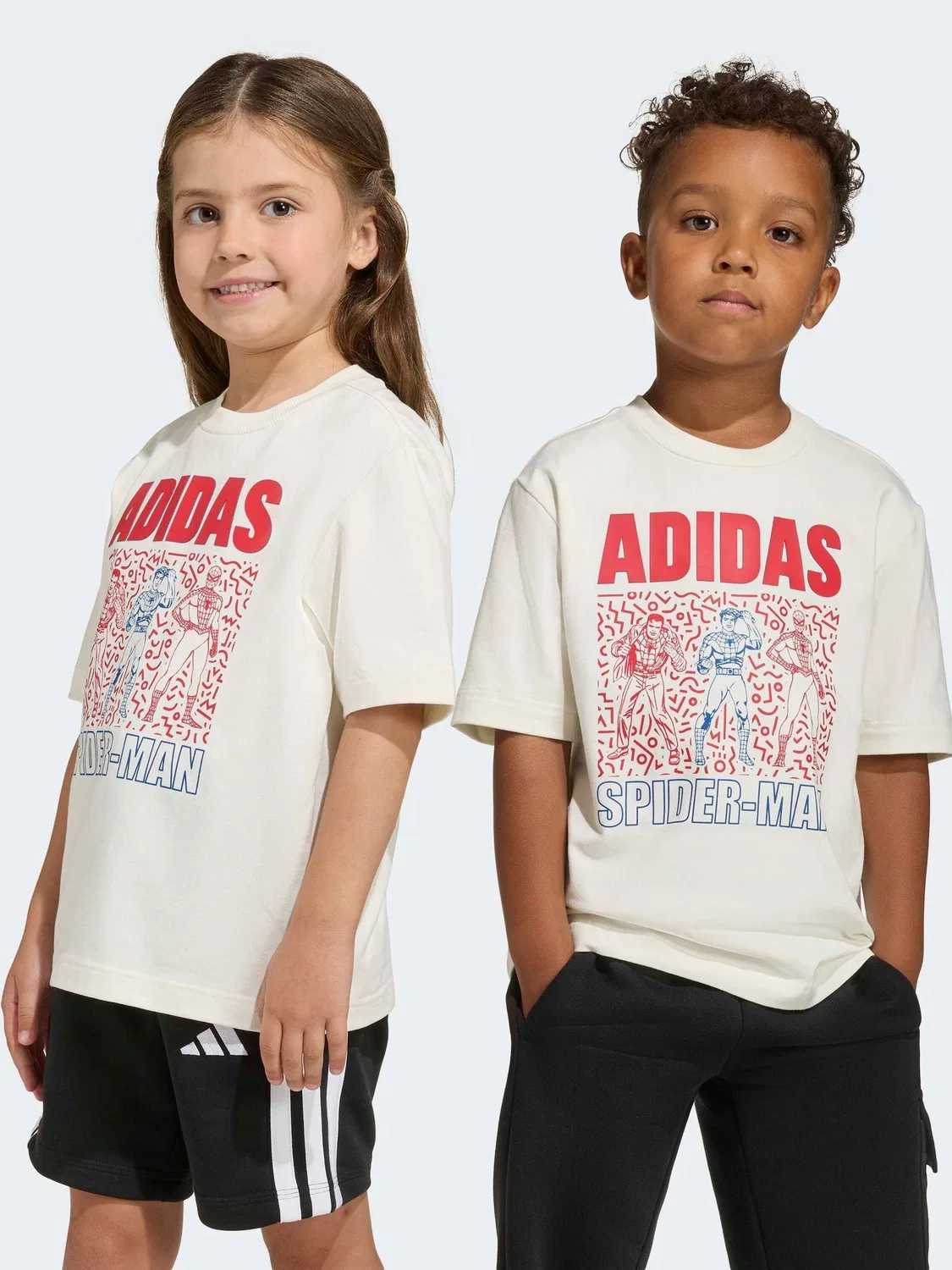 Футболка Marvel Spider-Man adidas, белый — фото 2