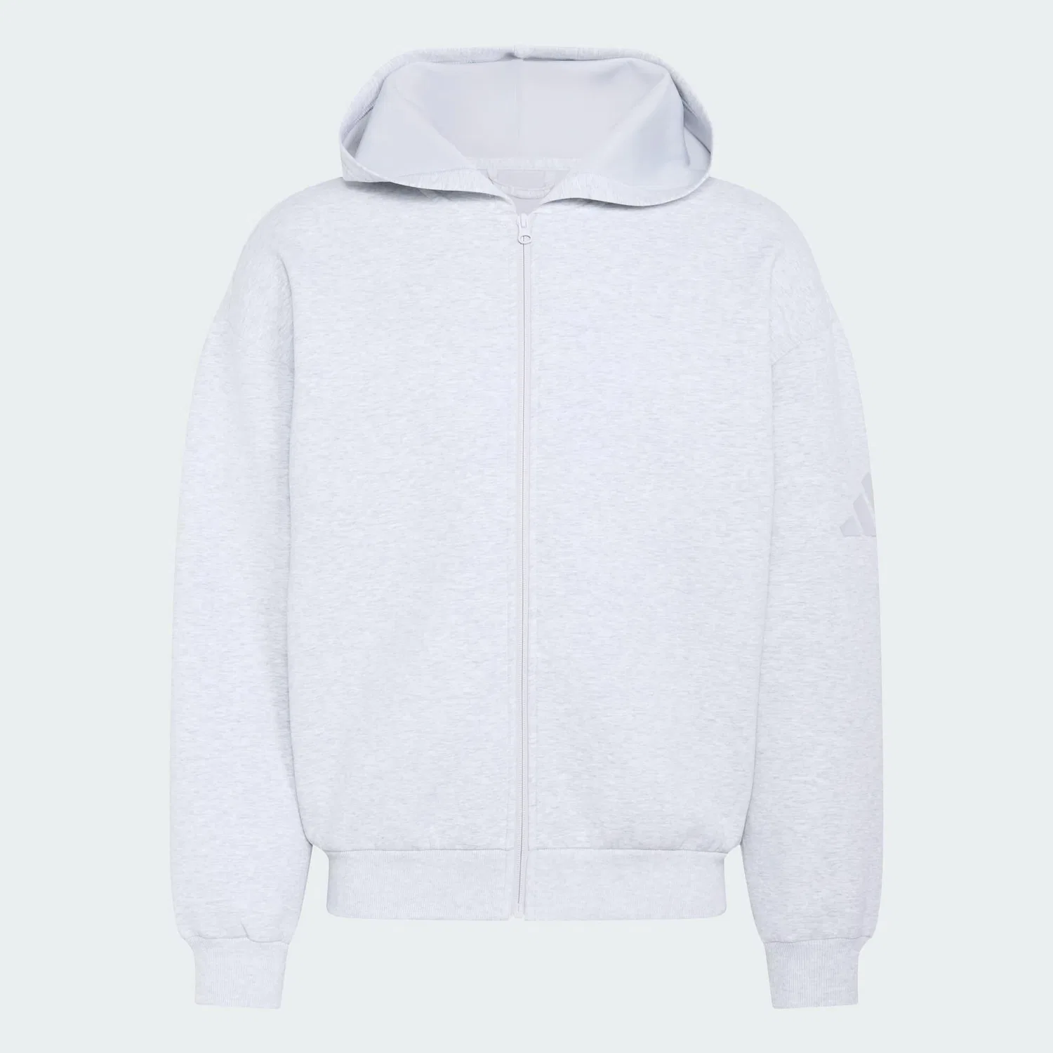 Женское худи с длинным рукавом Soft Lux Kapuzenjacke Adidas, Hellgrau — фото 2