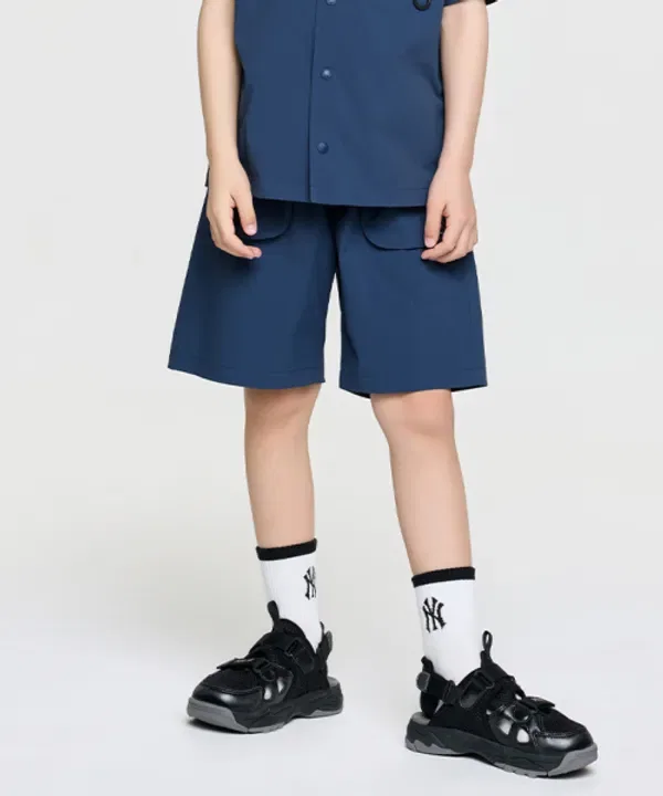 Шорты 5-ти дюймовые из сисакара, ny Mlb Kids, темно-синий — фото 4