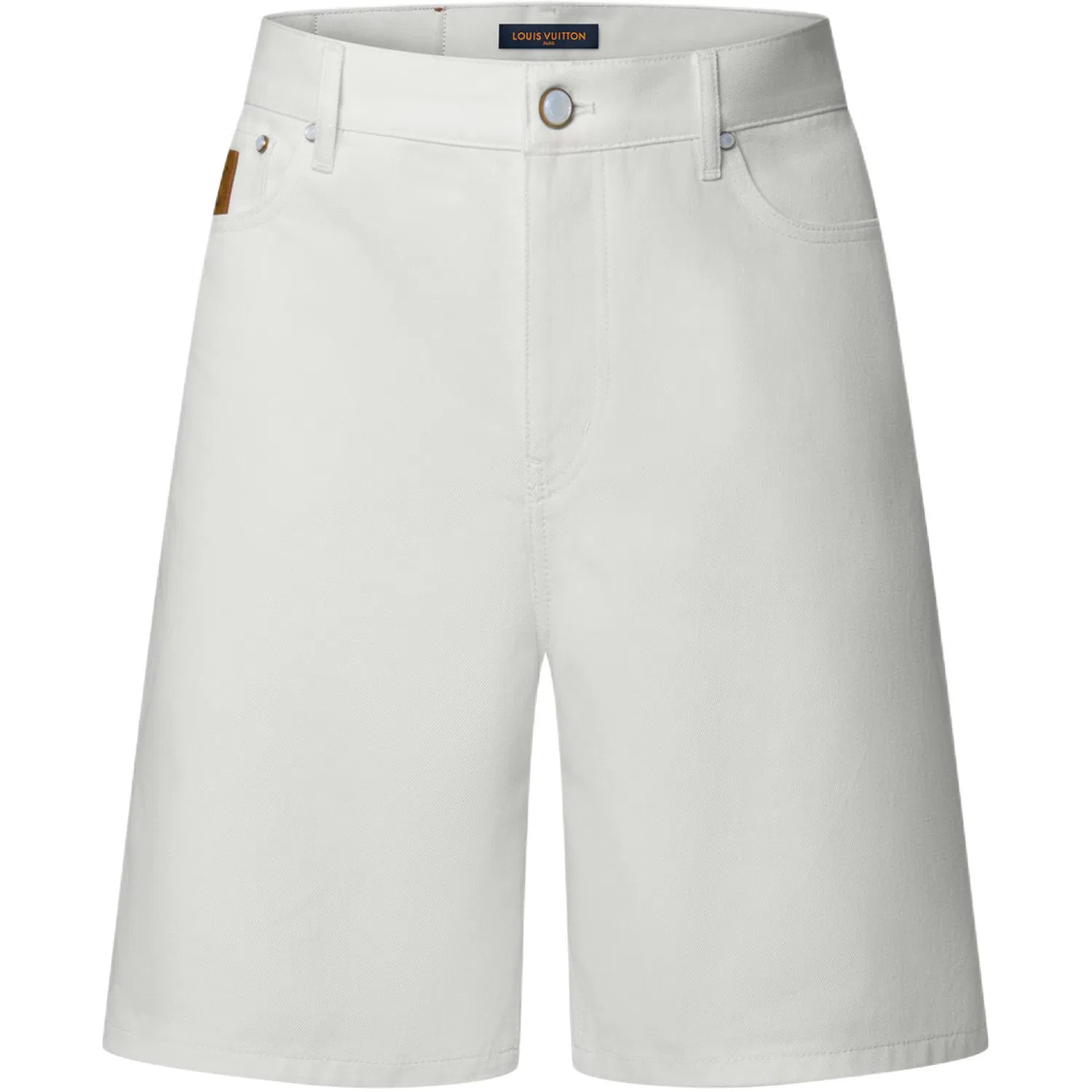 Мужские джинсовые шорты, LOUIS VUITTON, White