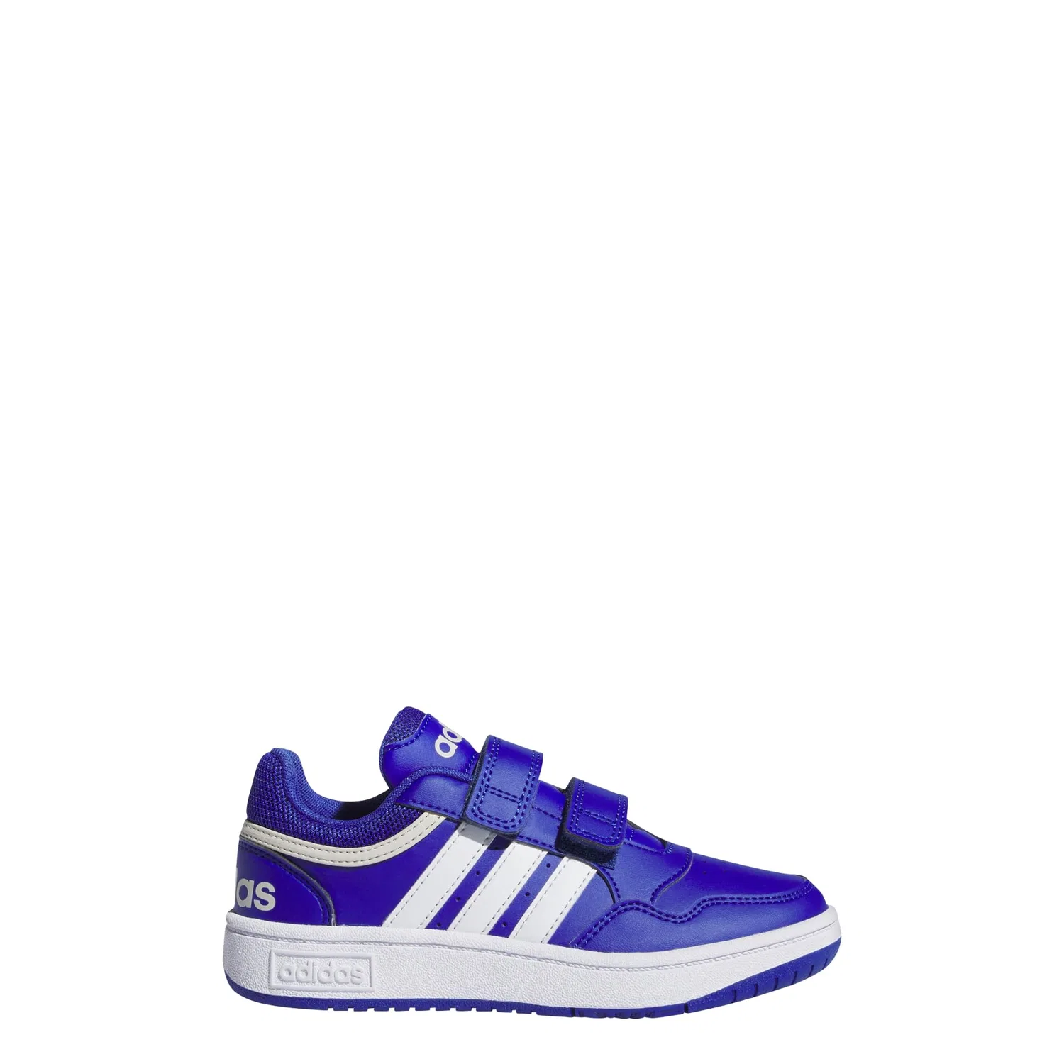 Детские кроссовки для мальчиков и девочек с липучкой Hoops Lifestyle Basketball Hook-and-loop Adidas, Team Royal Blue Cloud White Orbit Grey — фото 2