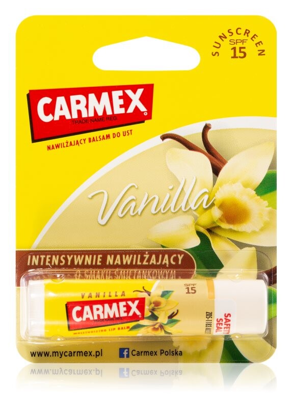 

Увлажняющий бальзам для губ в стике SPF 15 Carmex Vanilla