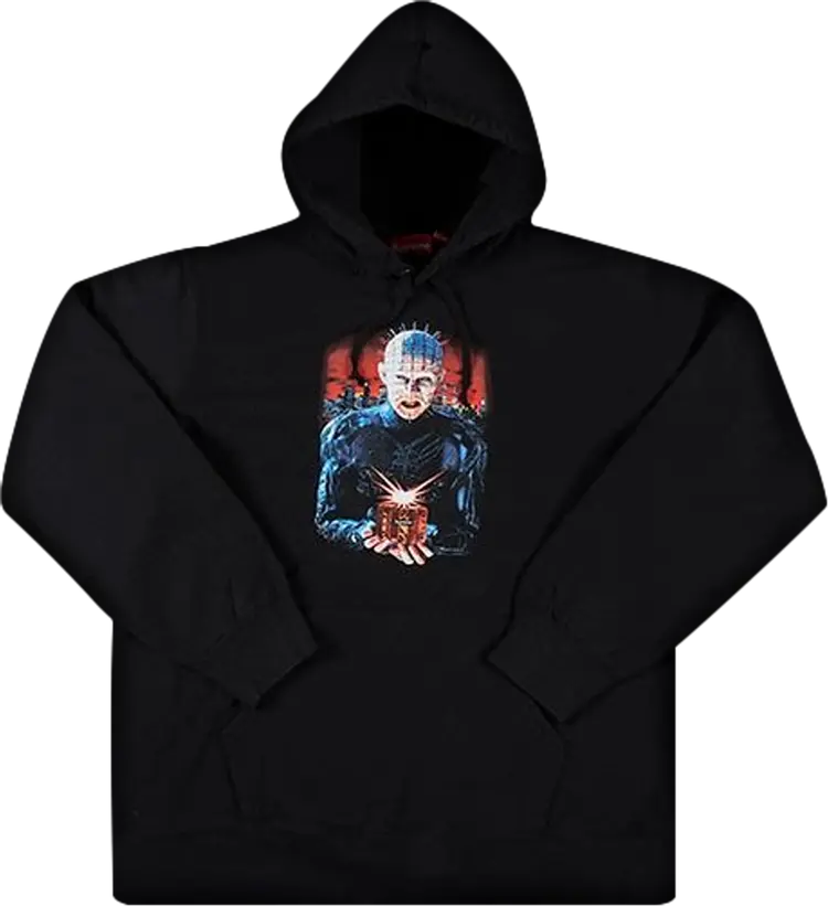 Толстовка Supreme x Hellraiser Hell On Earth Hooded Sweatshirt 'Black', черный