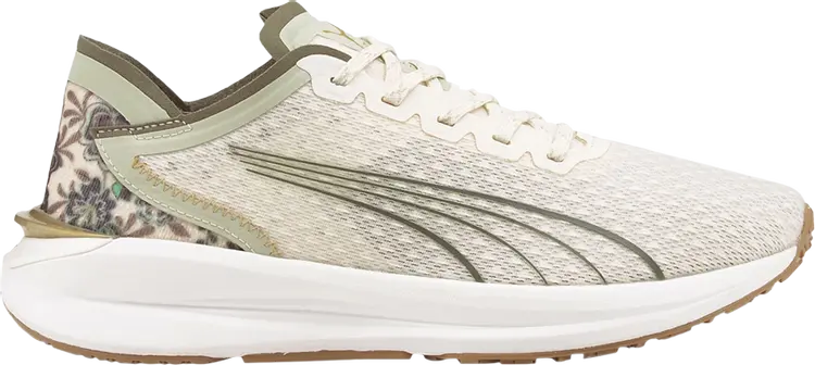 Кроссовки Puma Frida Kahlo x Wmns Electrify Nitro Floral - Pristine, кремовый