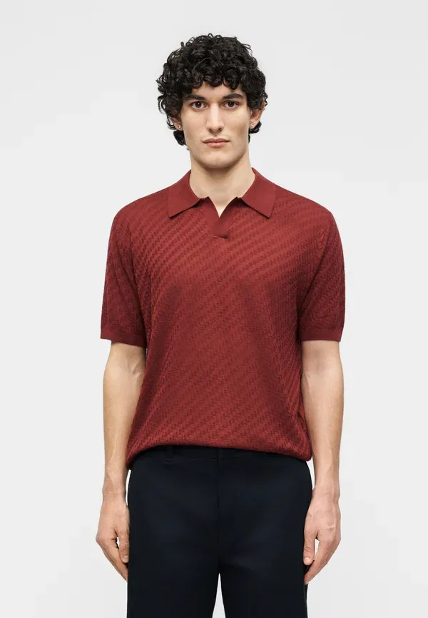 Футболка поло Emporio Armani, коричневый