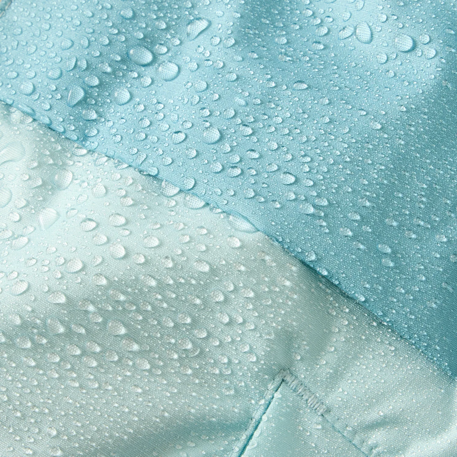 Детский дождевик с длинным рукавом MH500 Quechua, Skandinavisches Blau — фото 3