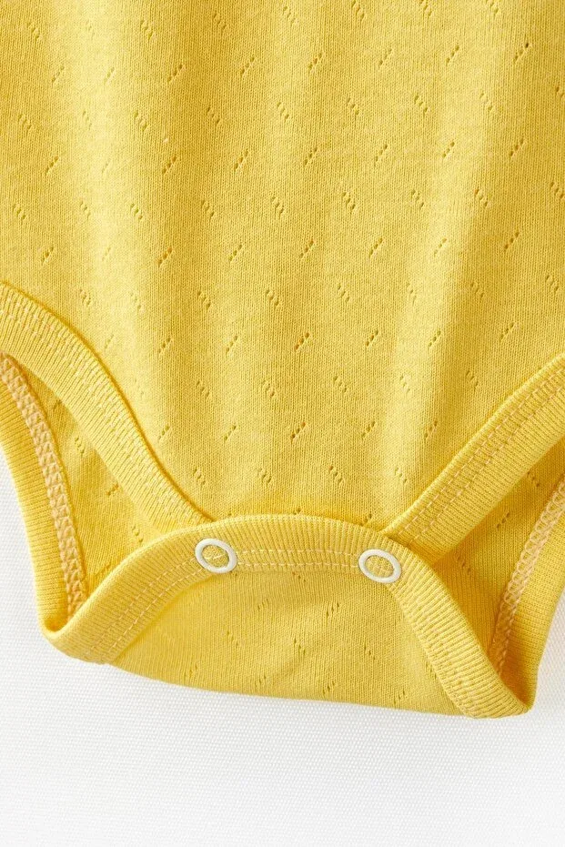 Детское боди без рукавов Tiffany, Yellow — фото 2