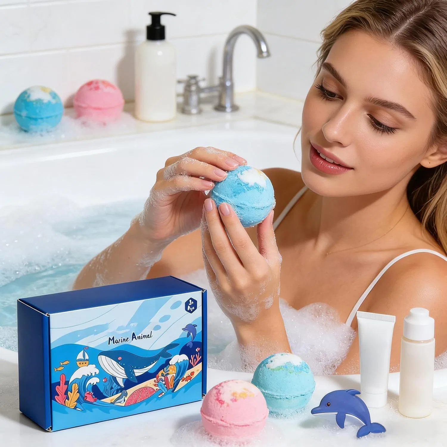 Generisch Бомбочка для ванны, аромат Bubble Bath, 1 шт, 20x16 см — фото 2
