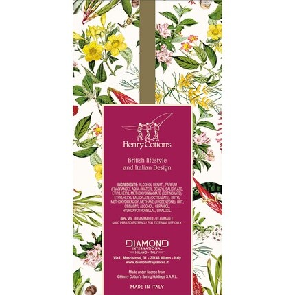 Henry Cotton's For Women Туалетная вода для женщин Henry Cotton's Women с фруктово-цветочно-сладким ароматом Made in Italy 50 мл — фото 3