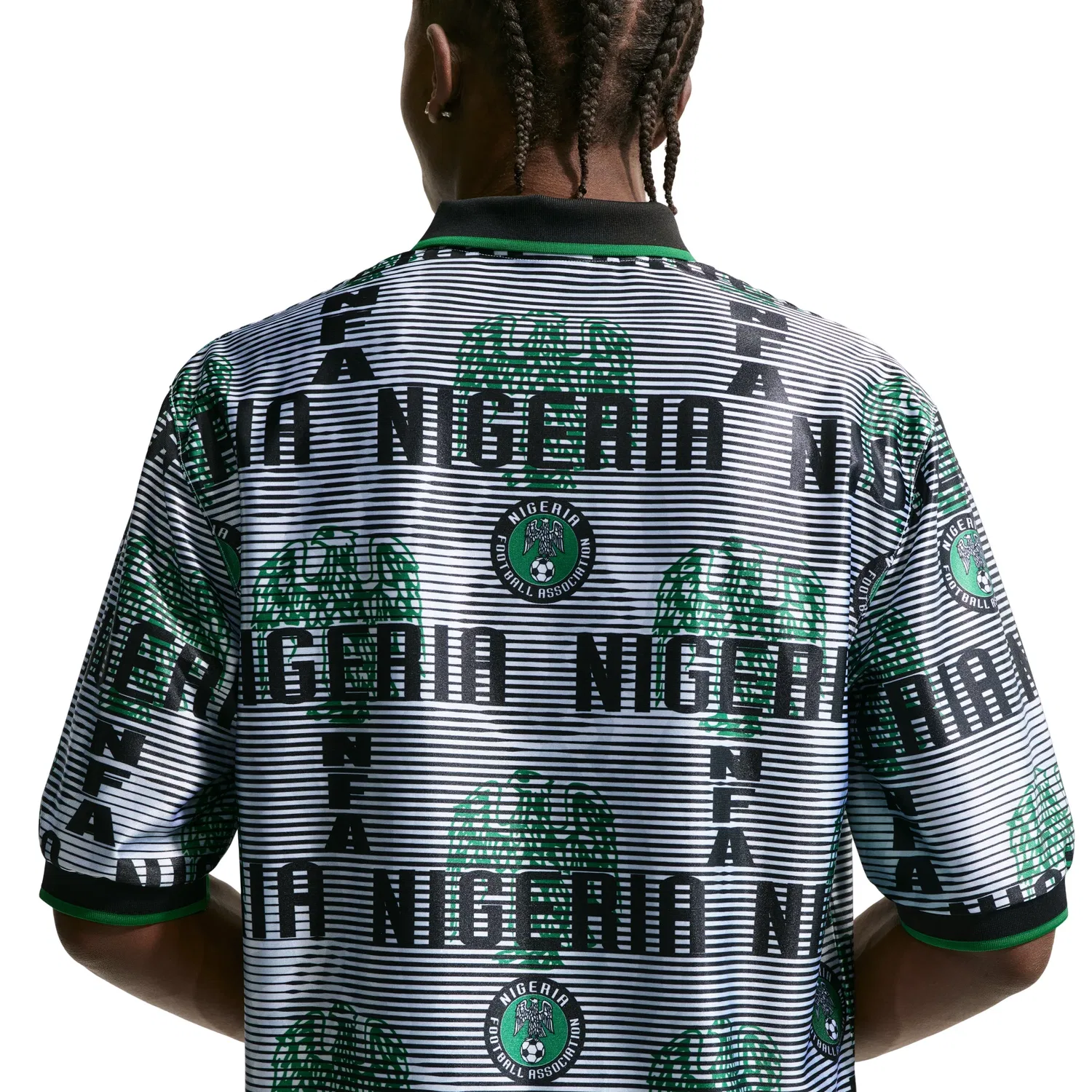 Мужская футболка с принтом Nike Nigeria Energy Dri-FIT, белый — фото 3