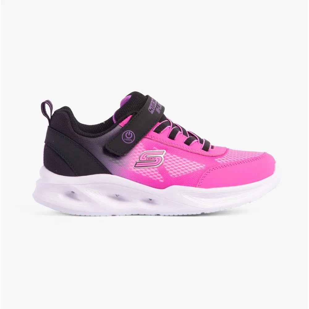 Детские спортивные кроссовки для девочек Skechers S Lights, Schwarz