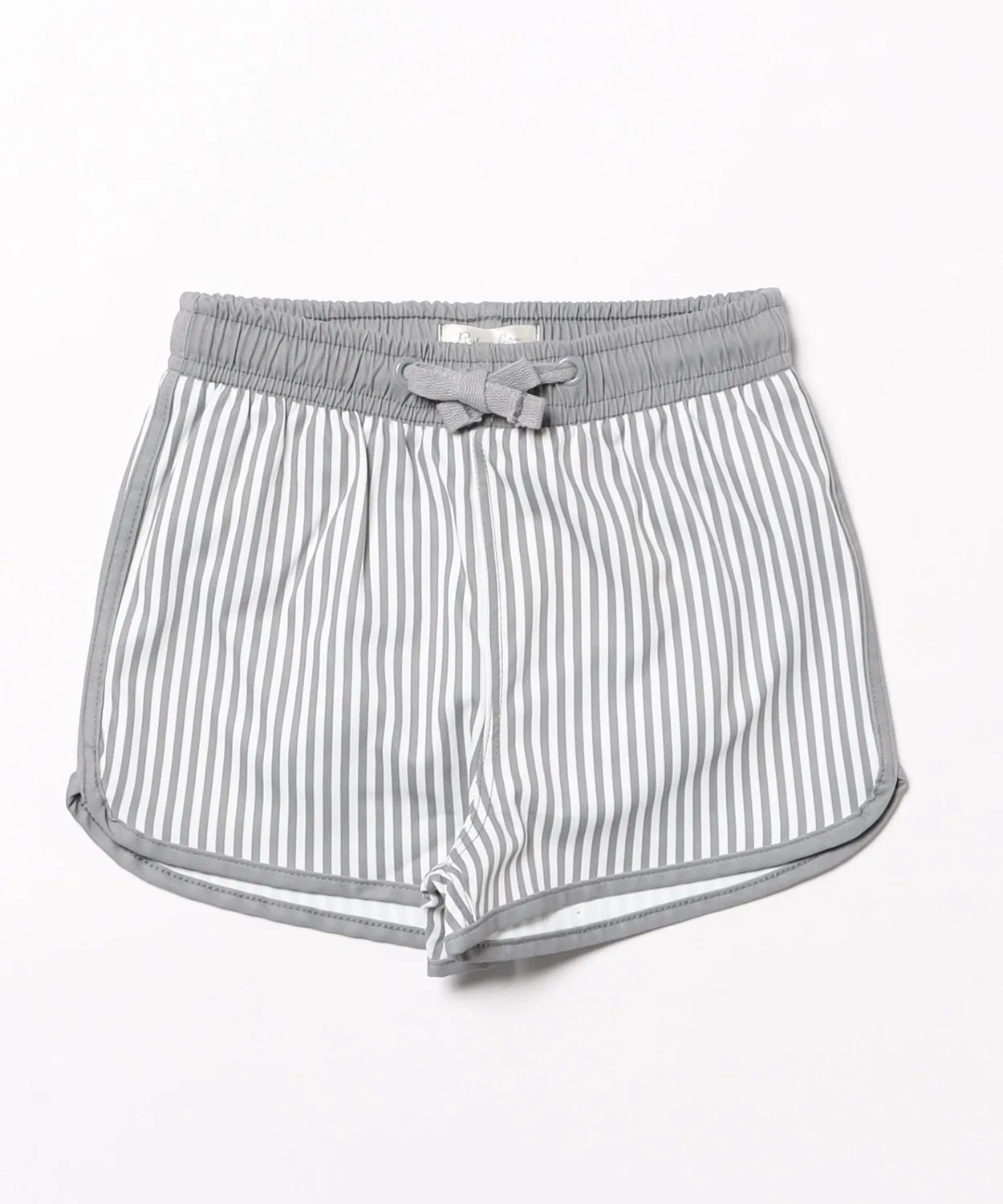 Детские плавки для мальчиков с регулируемым поясом Rylee + Cru, Ink Stripe, White/Blue