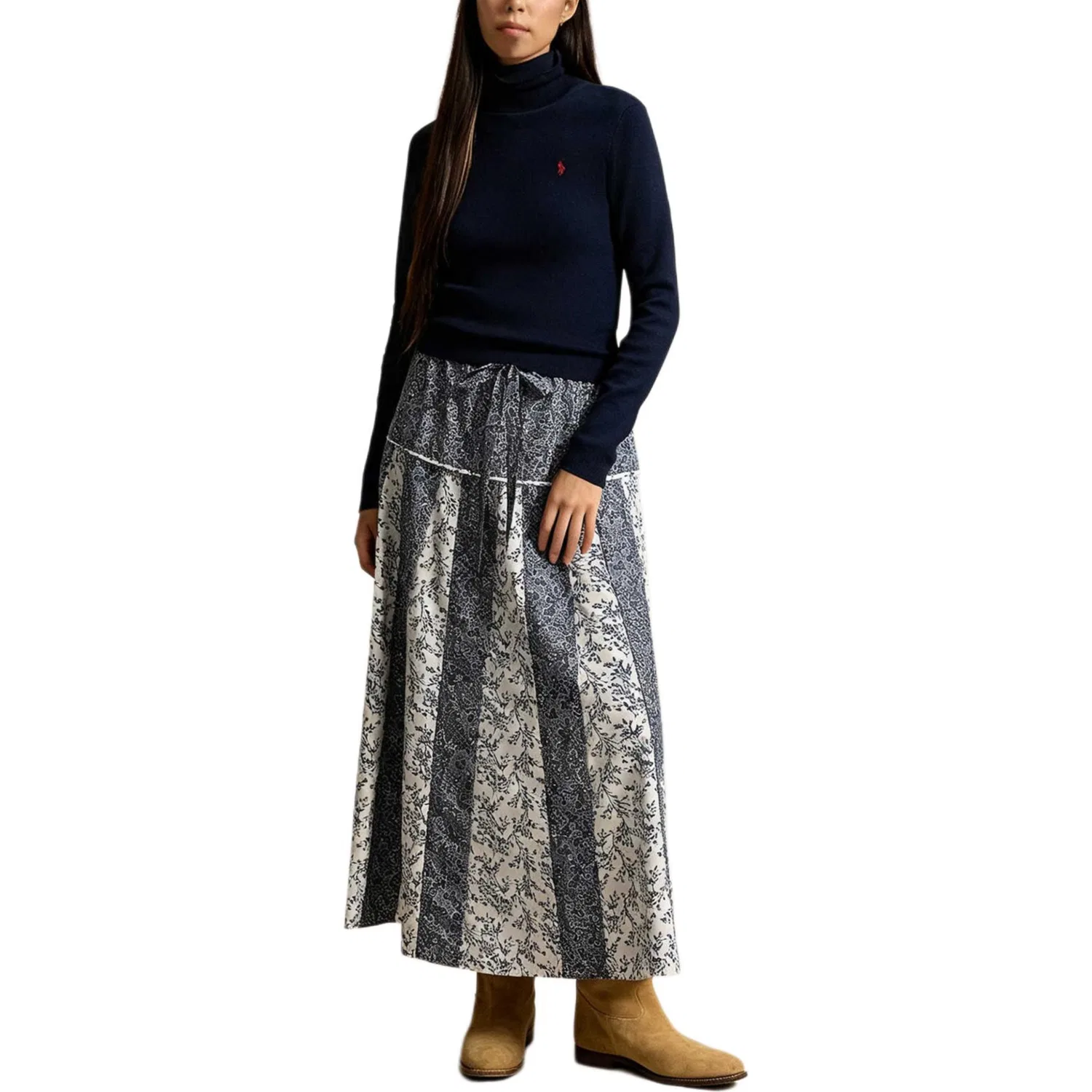 Женская юбка-трапеция Casual Long Skirts Multicolor Polo Ralph Lauren, Multicolor — фото 4