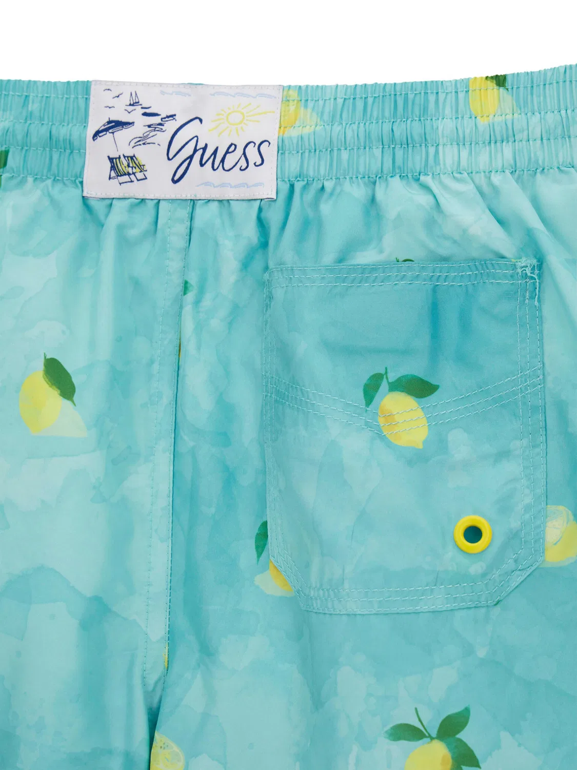 Плавки-шорты стандартного кроя для мальчика Guess, синий — фото 3
