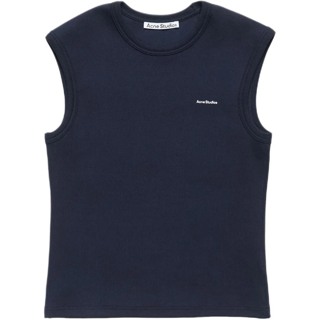 Мужская майка с круглым вырезом Marine Blue Acne Studios, Marine Blue