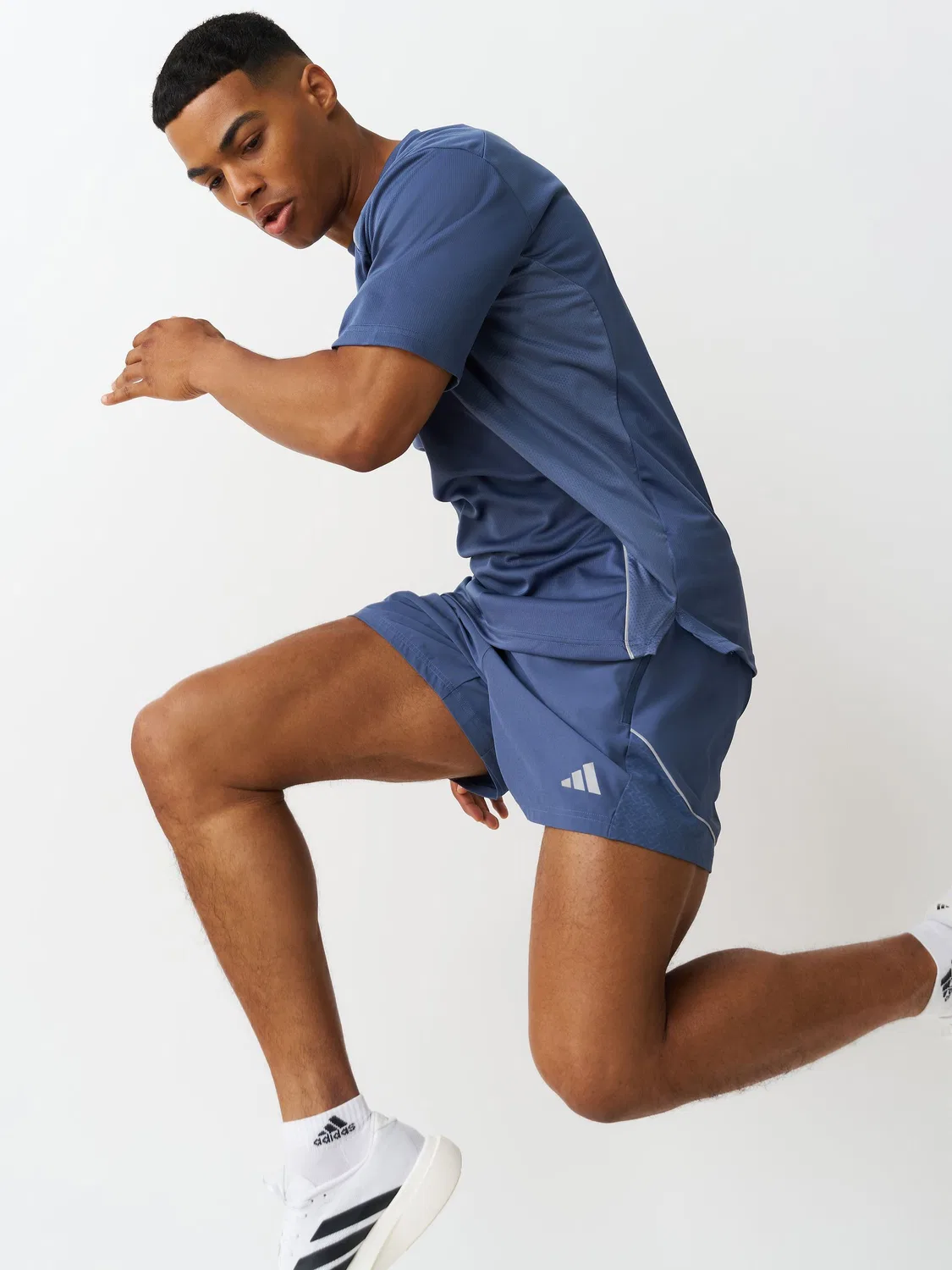 Футболка Performance Jersey adidas, синий — фото 3