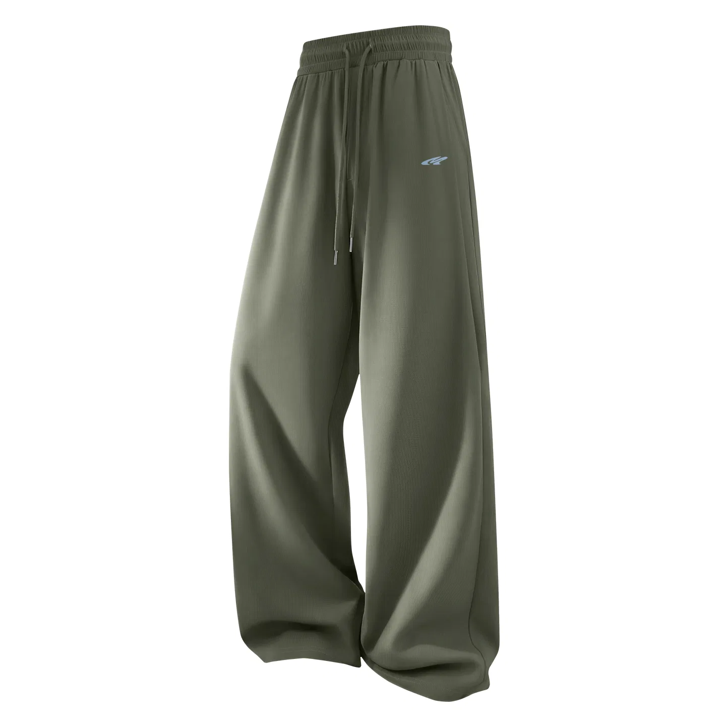 Детские повседневные брюки свободного кроя MINISO, Lightweight Ice Silk Texture Army Green
