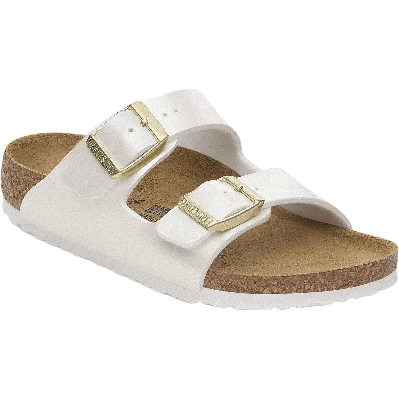 Детские тапочки для улицы, нескользящие, Birkenstock, White — фото 4