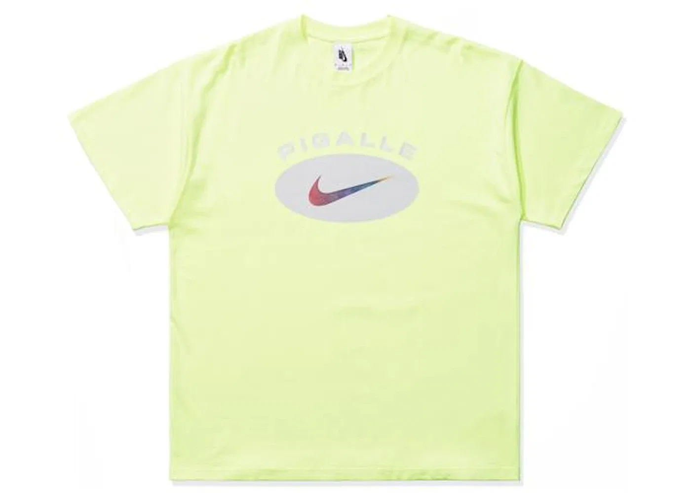 Мужская футболка с принтом Nike x Pigalle T-Shirt, Luminous Green/Pure Platinum