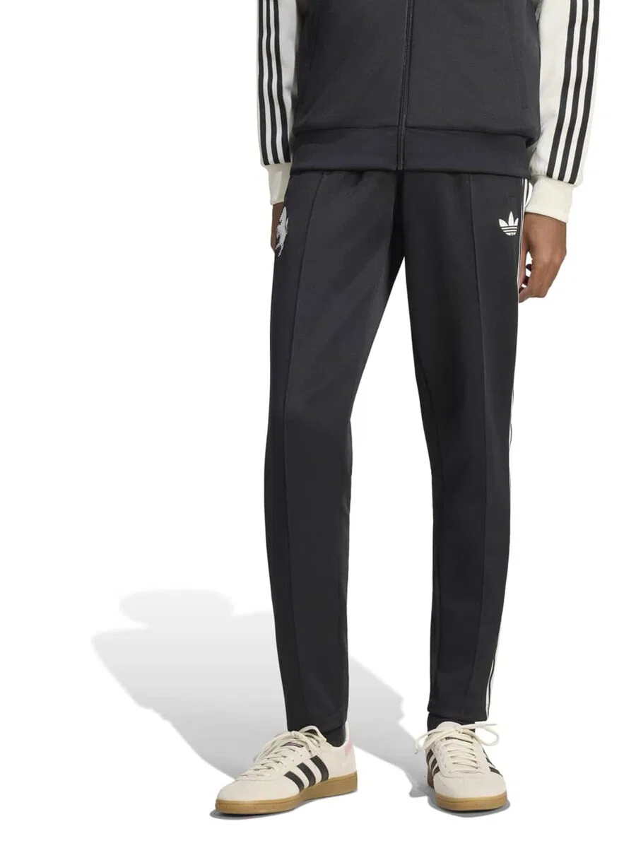 Спортивные брюки ADIDAS PERFORMANCE Tapered Workout Pants 'JUVE OG2' черного цвета — фото 2