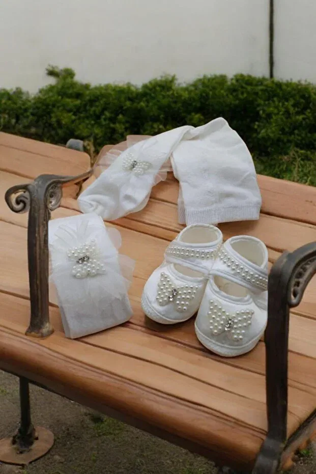 Детский комплект носочков для девочек хлопковый Basics Özkardeşler Baby, Nude Color