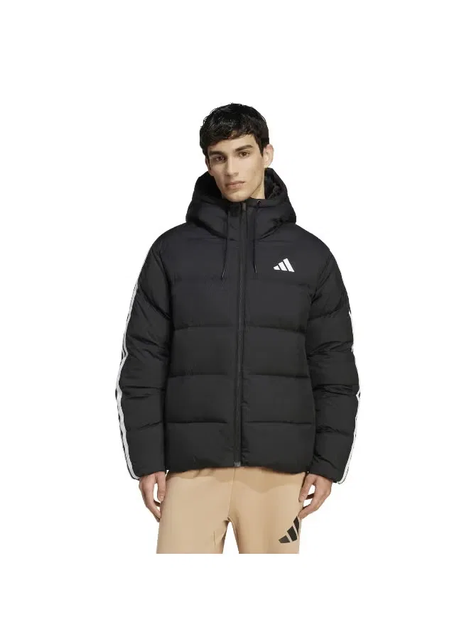 Куртка пуховая с капюшоном Ess 3s Adidas, черный — фото 2