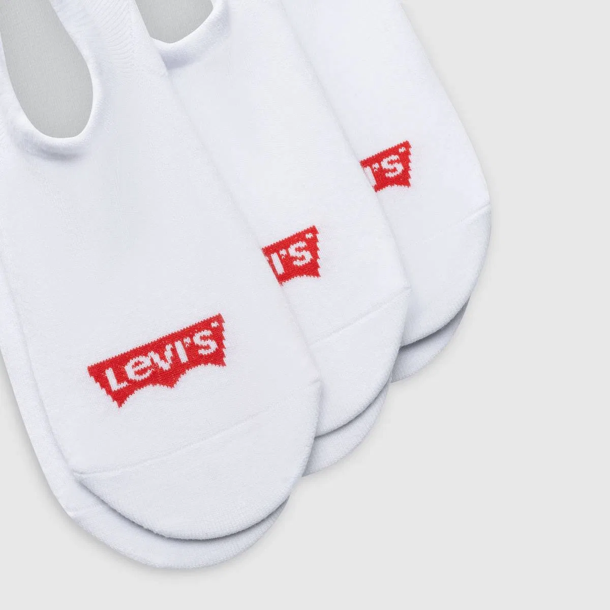 Высокие носки (3 шт.) Levi's, White — фото 2