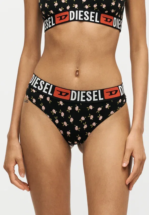 Набор из 3 трусиков-стрингов Stars Diesel, черный/мультиколор — фото 2
