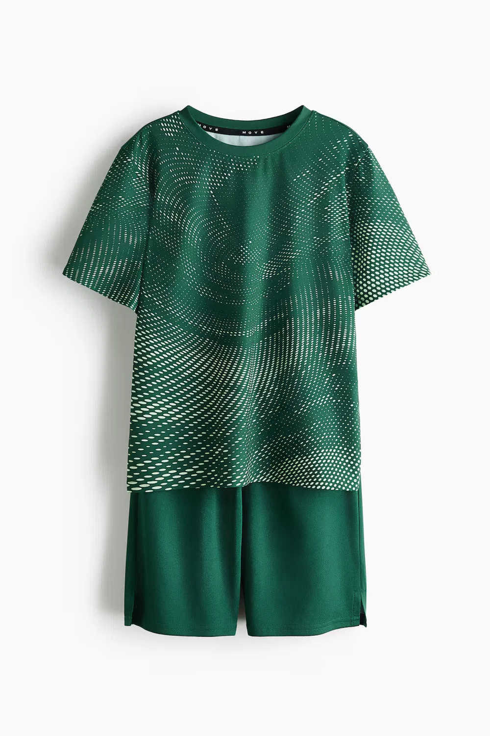 Спортивный комплект из 2 предметов с Drymove H&M, Grün/Gemustert — фото 4