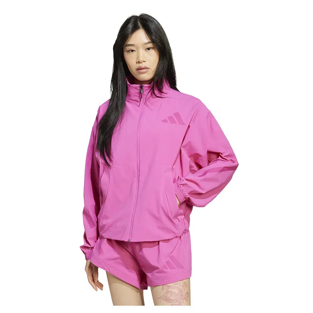 Женская куртка из коллекции Z.N.E. с молнией Adidas, Pink — фото 4