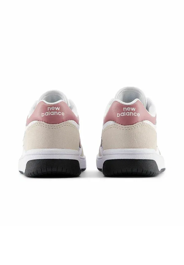 Кроссовки кожаные и текстильные B480 lace New Balance, nb 103 white rosewood, белый/розовый — фото 4