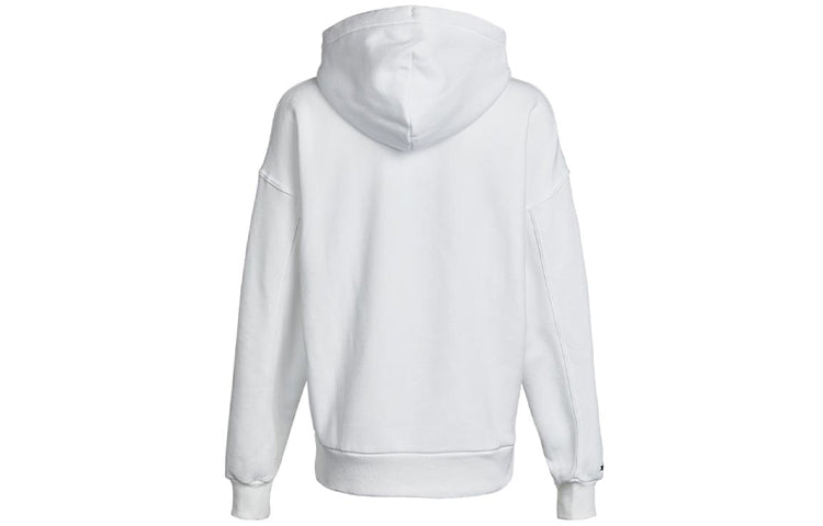 Толстовка Converse Classic Logo Athleisure Casual Sports Fleece Lined Hoodie White 10021657-A02 — фото 2