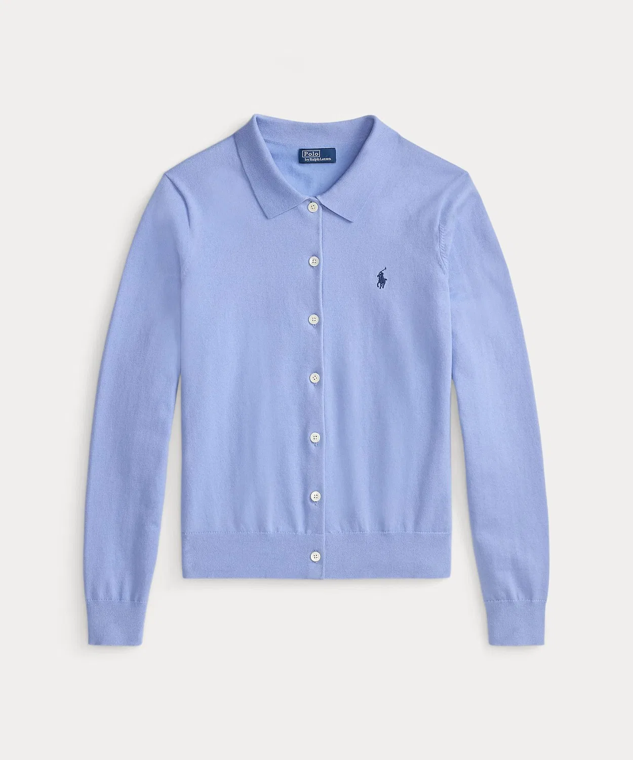 Женский кардиган с поло-воротником Polo Ralph Lauren, Blue — фото 2