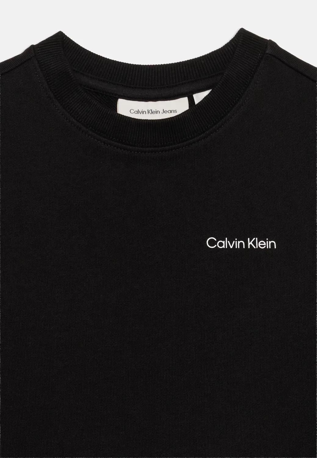 Толстовка унисекс с небольшим логотипом на груди Calvin Klein Jeans, Black — фото 3