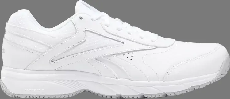 

Кроссовки wmns work n cushion 4.0 wide 'white cold grey' Reebok, белый