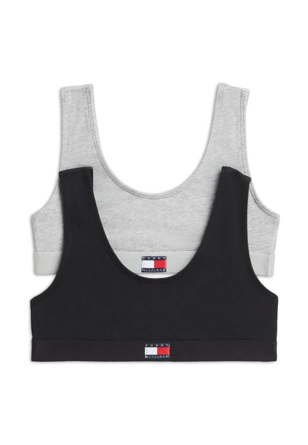 2 бюстгальтера в упаковке Tommy Hilfiger, Black/ Grey Heather