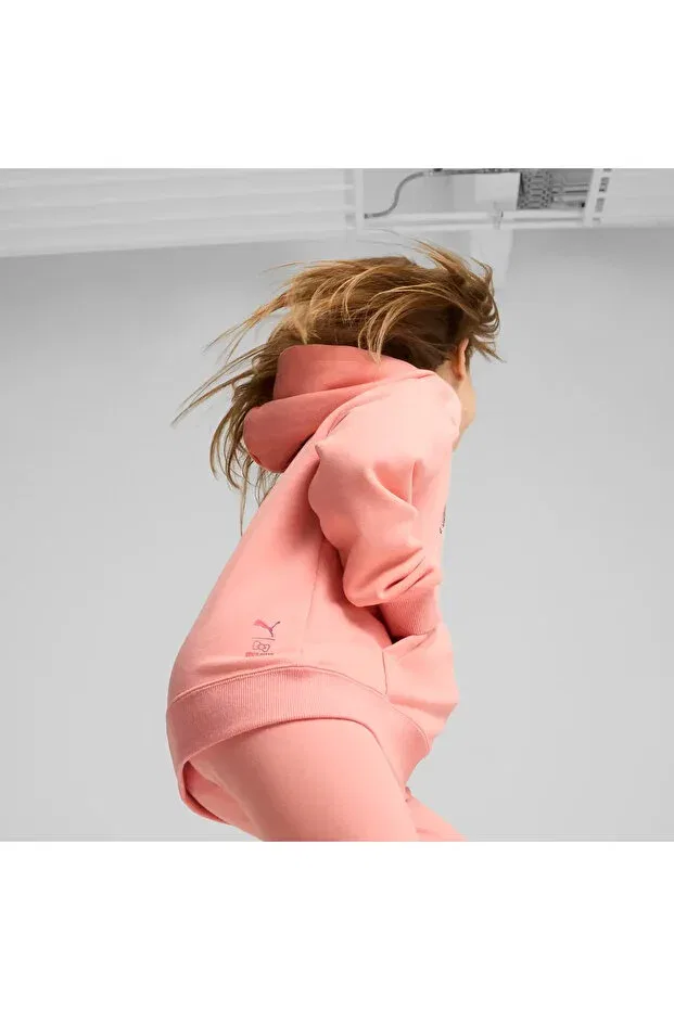 Детское худи для девочек хлопковое Puma, Pink