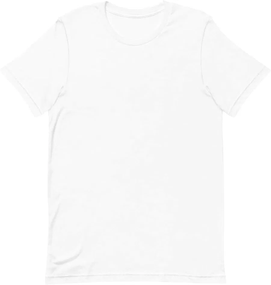 Футболка хлопковая 3001 Unisex, White — фото 2