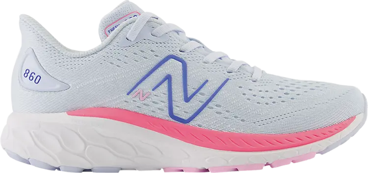 

Кроссовки New Balance Fresh Foam X 860v13 Big Kid Wide 'Moon Dust Neon Pink', серый