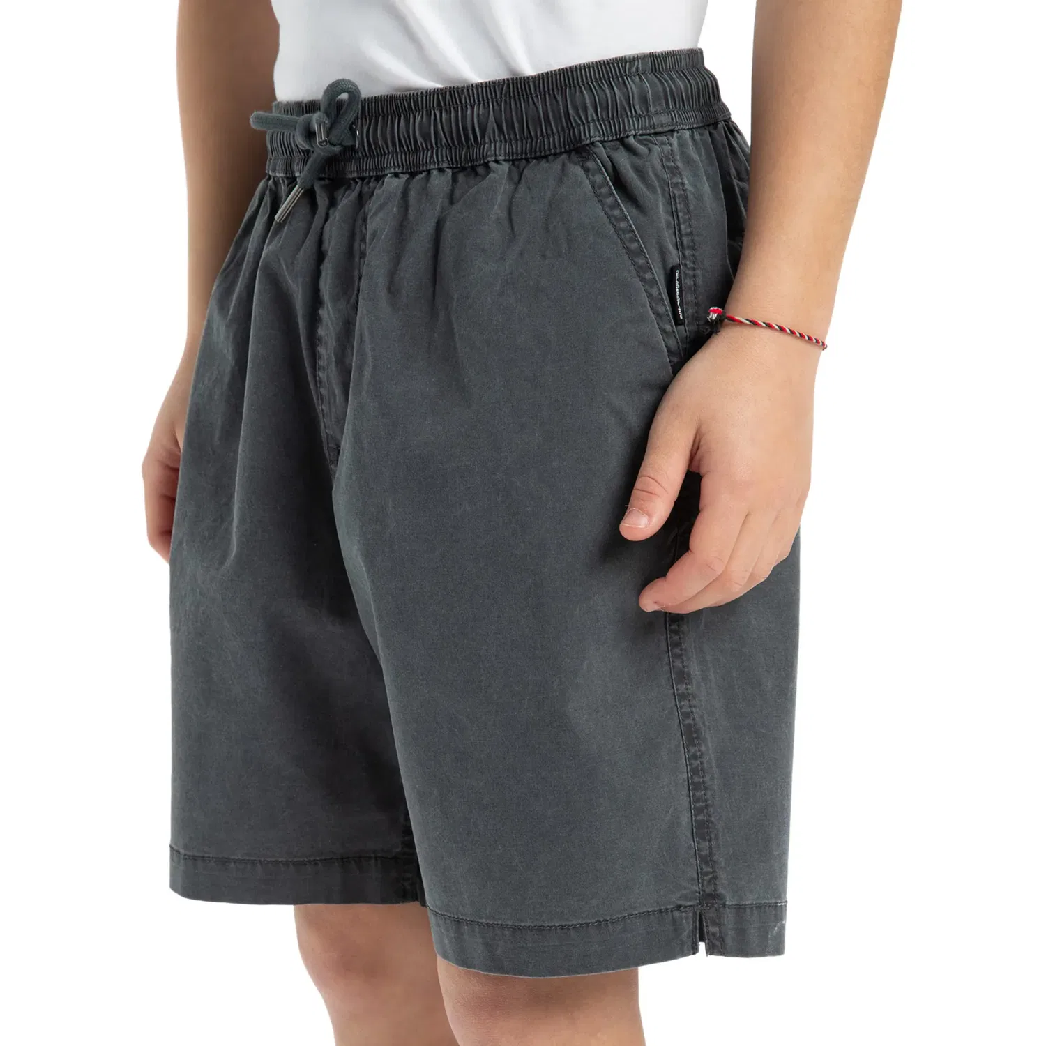 Детские шорты для мальчиков с эластичным поясом Taxer Youth 15" Quiksilver, Negro — фото 4