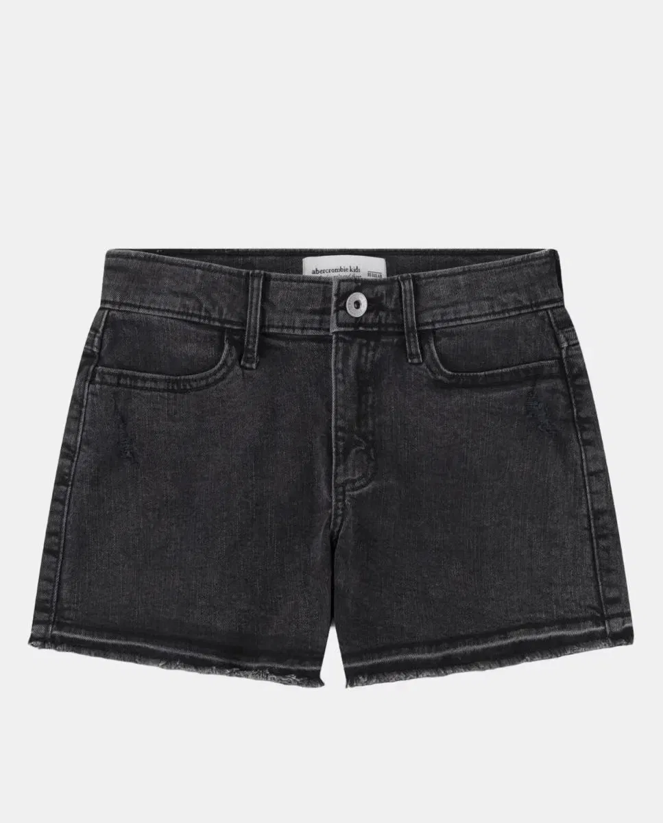 Детские шорты для девочки джинсовые Abercrombie Kids, Gris