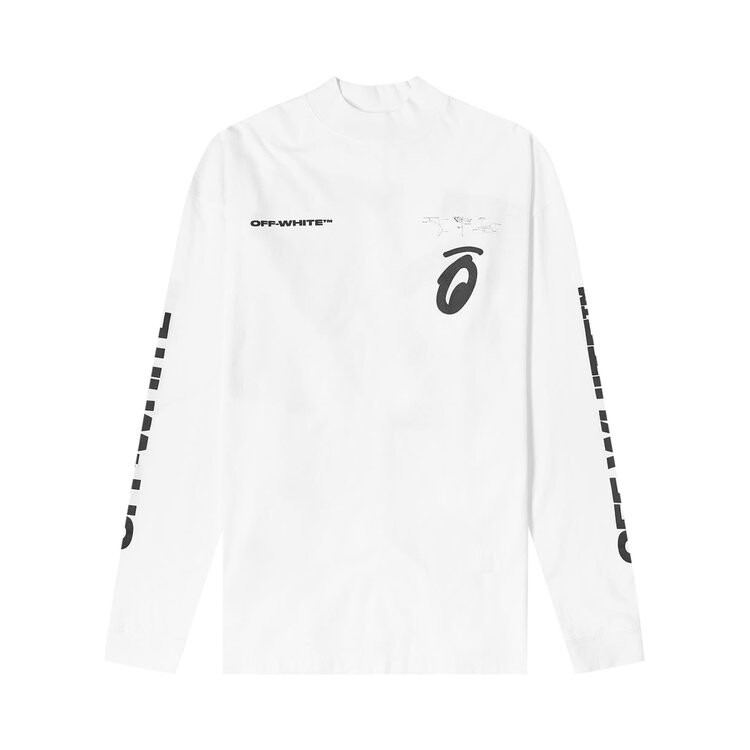 

Толстовка Off-White Splitted Arrows Over Crewneck 'White / Black', белый