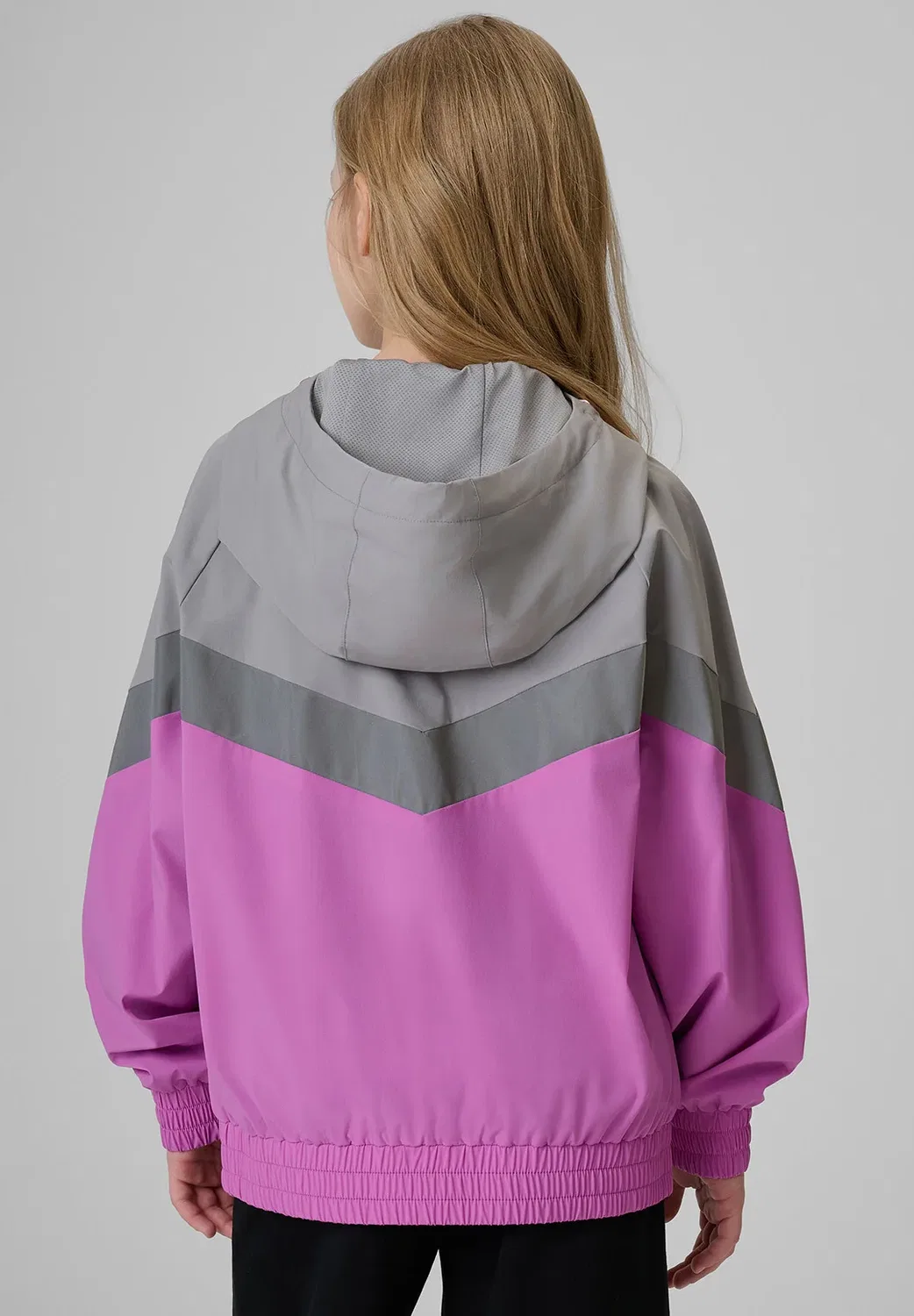 Kurtka przejściowa dziewczęca - тренировочная куртка 4F, Light Violet — фото 3