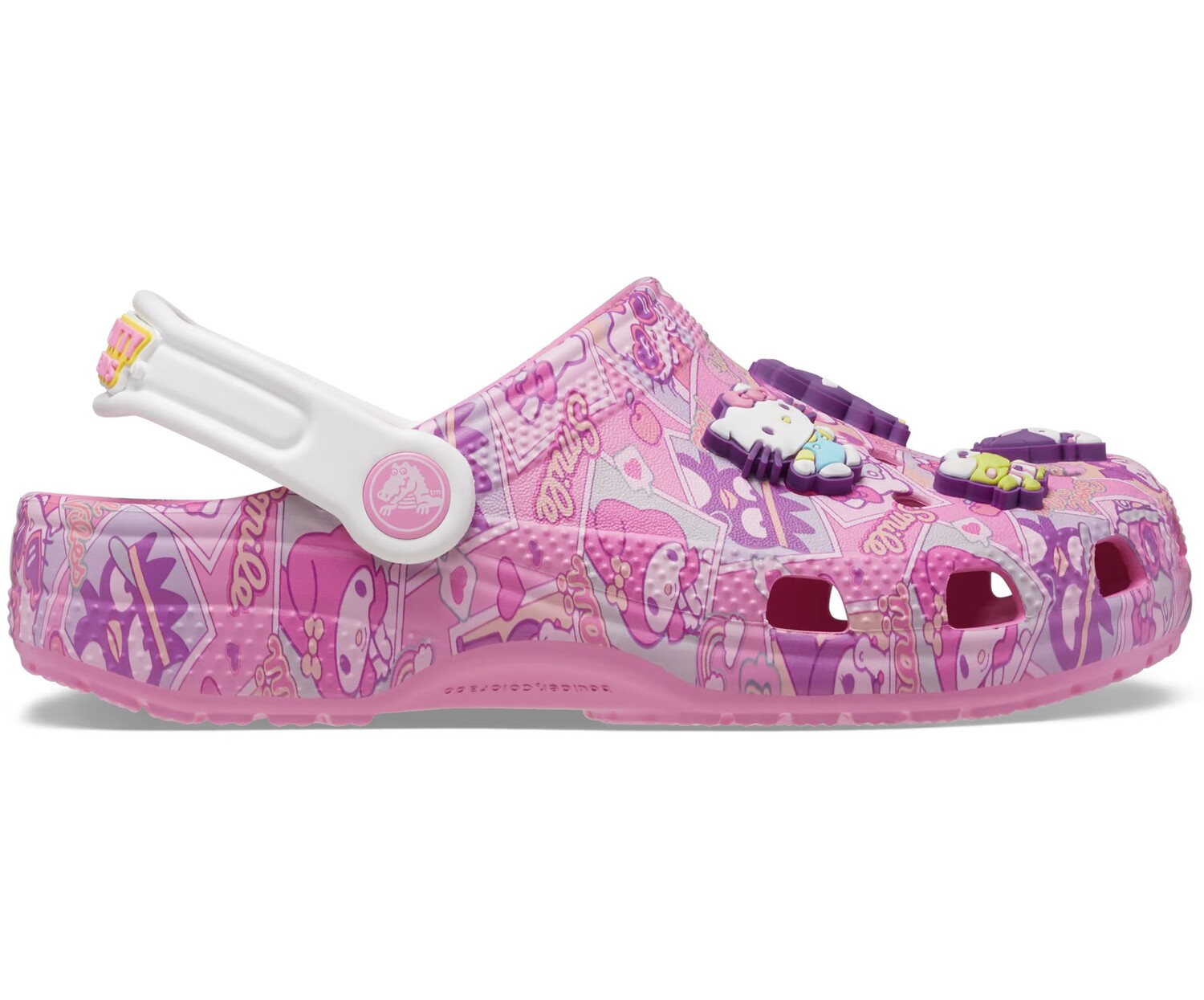Сабо для маленьких детей Crocs Classic x Hello Kitty and Friends, розовый — фото 3