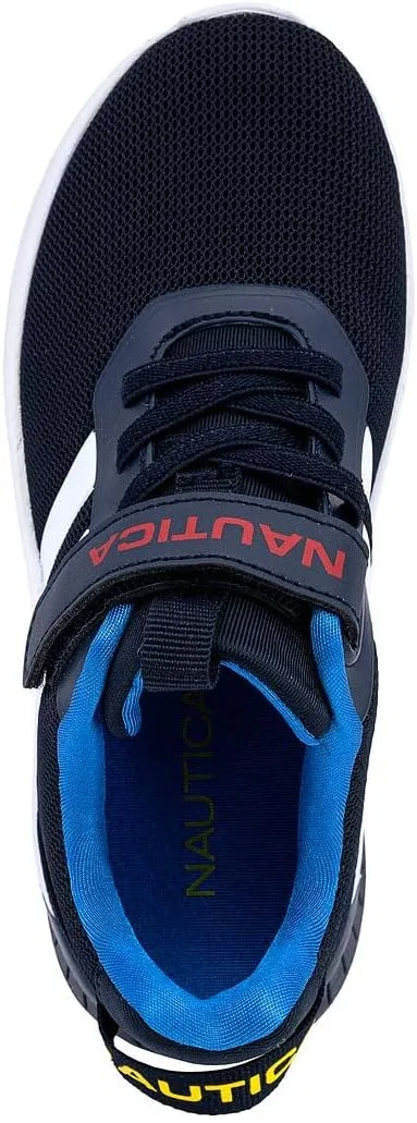 Детские кроссовки для мальчиков с одной лямкой Nautica, Navy White — фото 4