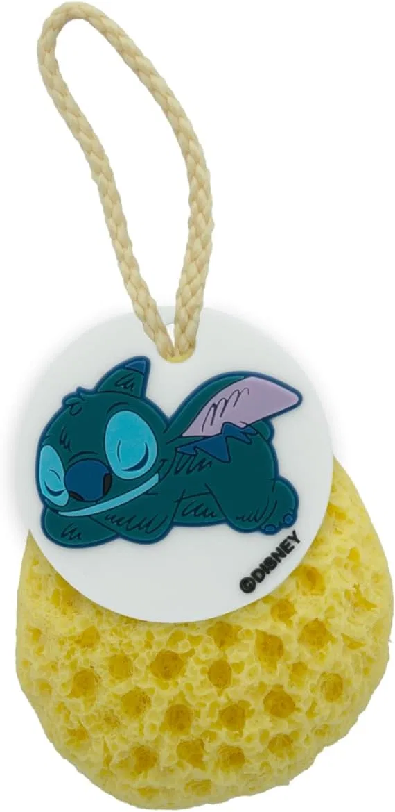 Детская мочалка Stitch, Disney, 1 шт, Желтый